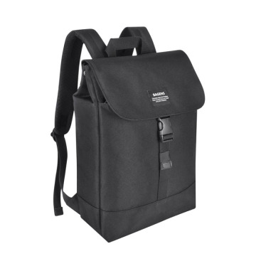 Black Nylon Outdoor Travel Protective 17 Inch Computer Ransel dengan Logo Tersuai