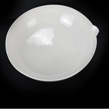 Round Bottom Porcelain Evaporation Dishes with Spout 115ml