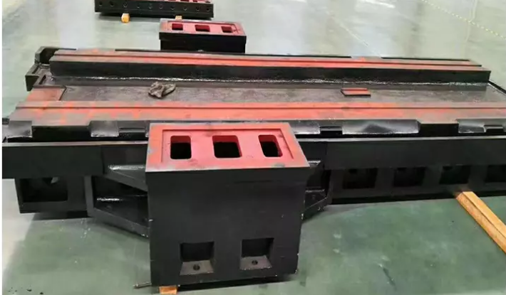 CNC Machining Bed Ductile Iron Casting Counterweight Plate