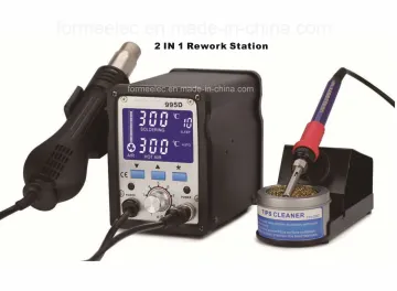 720W 2 in 1 Rework Station with Hot Air Gun Soldering Iron
