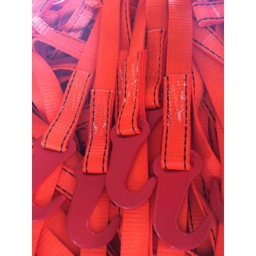 25mm Packaged Ratchet Buckle Lashing Strap with 4Pcs