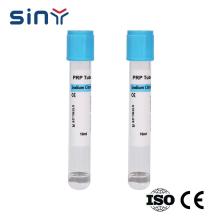 Tube de sang de vaccin médical siny 3,2% citrate de sodium