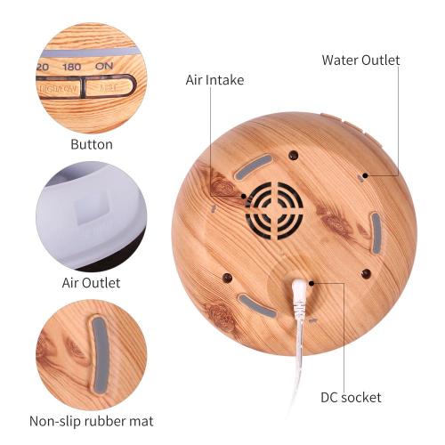 300ml BPA Free Wooden Aroma Diffuser Air Humidifier