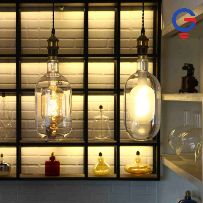 Metal lighting decorative bulbs