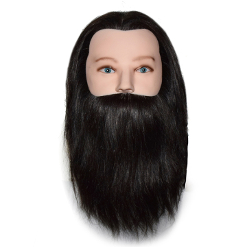 Human Hair Mannequin Heads for Hair Salon and Barber Shop Training