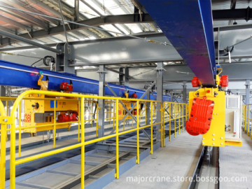 galvanizing material handling overhead crane