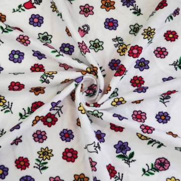 Custom Soft Breathable Thermal Polyester Spandex Printed Jersey Fabric