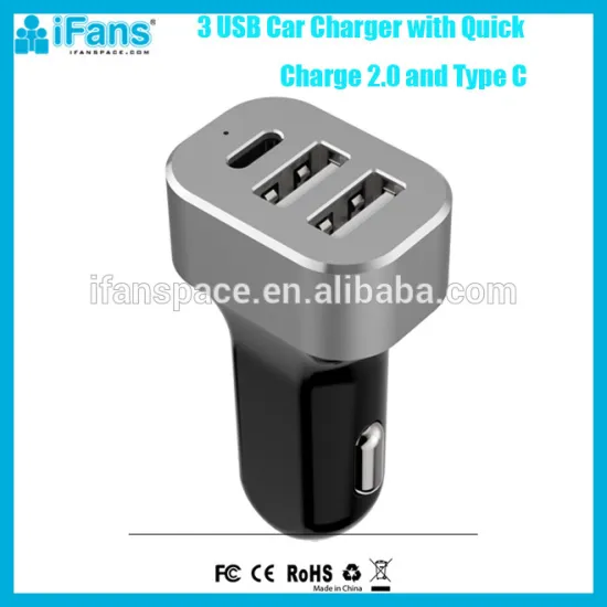 12V 5.4A usb charger quick charge 2.0 3 car charger high speed mobile phone charger for all smartphone