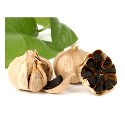 Sweet and soft black garlic