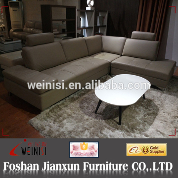 AD395 leather sectional adjustable headrest