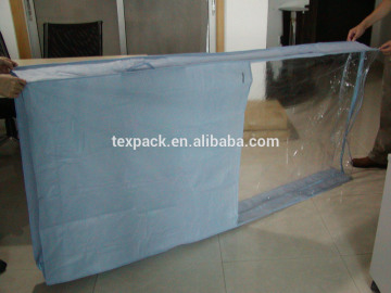 Transparent PVC packaging bags for mattress, plastic mattress cover
