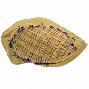 Fashionable men's flat cap, customized logo or designs are available
