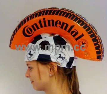 Inflatable wig,inflatable lady headgear,inflatable hat, infaltalbe wig hat