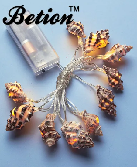 10LEDs seashell string lights 10LEDs string lights home decorative led string lights battery operated led string lights