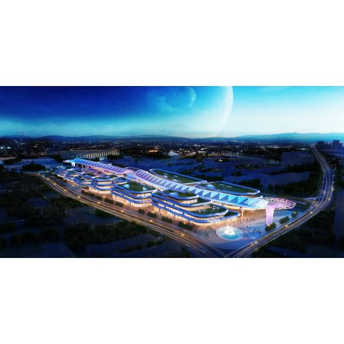 Proyecto de la calle Sky Screen de la ciudad astronómica de Pingtang