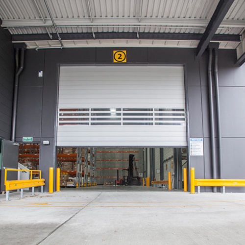 Industrial Aluminum Alloy Simple Hard Fast Door