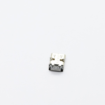 Wadah Wanita USB C 24P Penyisipan 6.20mm