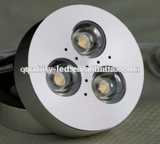 cUL approved 3W Aluminum LED Kitchen Cabinet Light LED Puck Light