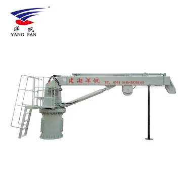 2T-10m Hydraulic Telescopic Boom Marine Boat Deck Crane