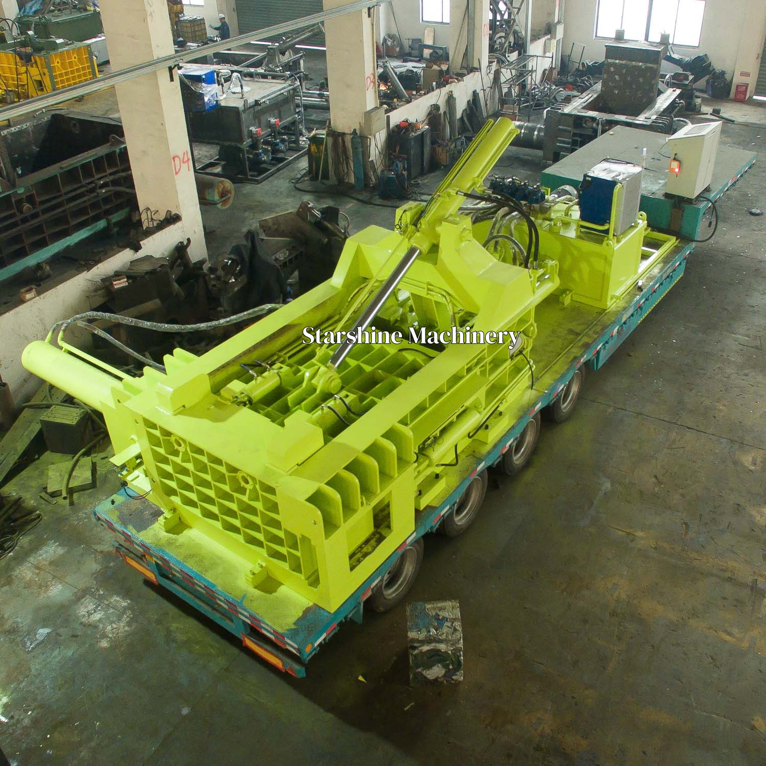 mobile car baler