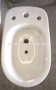 bidet shower with two holes faucet for cold and hot temperature