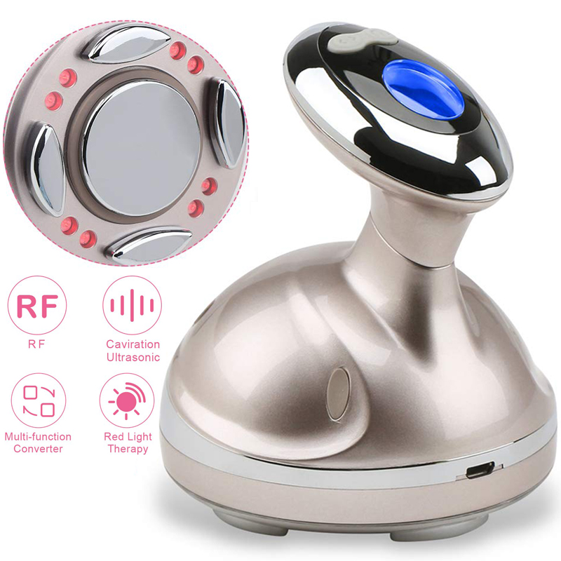 Ultrasound Body Slimming Massager Device EMS RF Vibration Equipment Weight Loss Fat Burner Galvanic Infrared Therapy