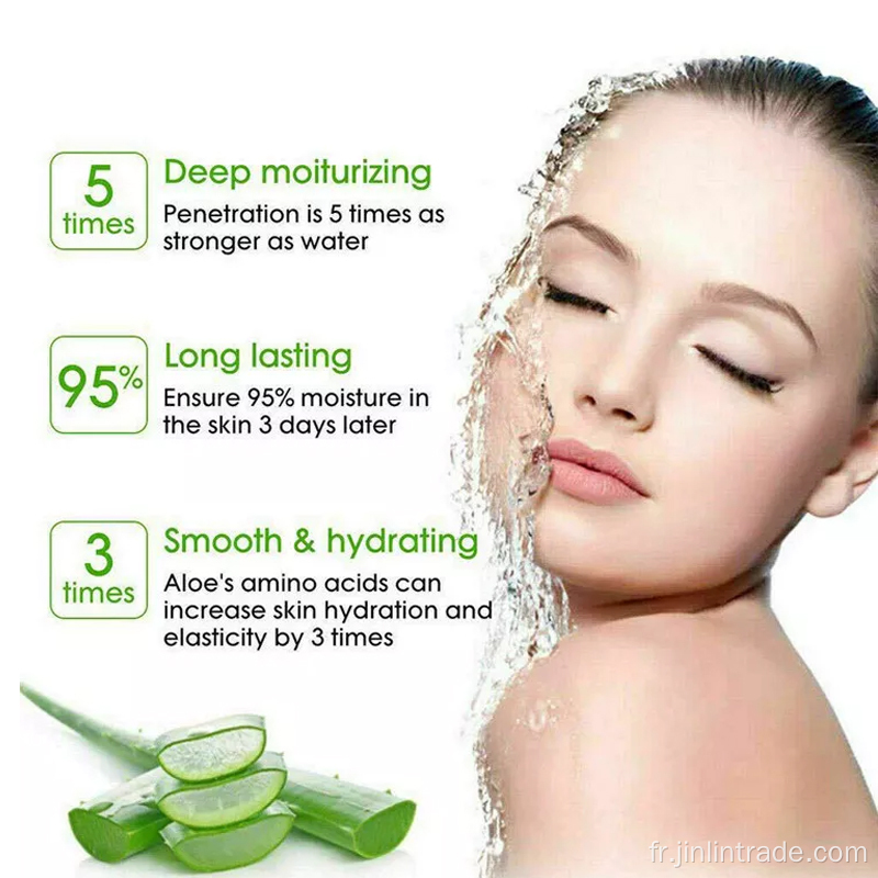 Aloe Vera Gel Réparation Soins du visage de beauté naturelle