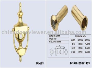 Door Knocker With Viewer (DB971)
