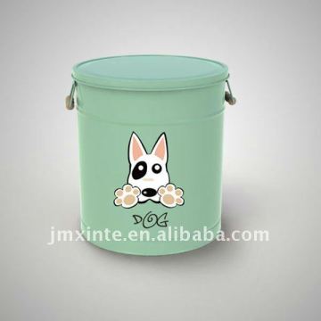 metal pet food container