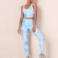 Tie Dye Workout Outfits Sports Bra Σετ