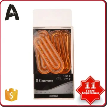China factory supply bronze color metal paper clips