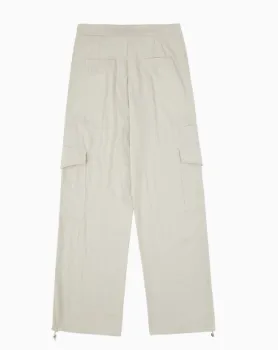100% Linen F-Length Pants