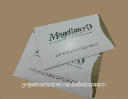 New ! Anti Theft RFID Card Protector Blocking Aluminum Safety Sleeve Shield