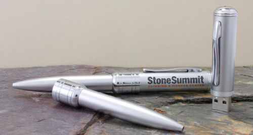 8gb Metal Usb Pen Memory Stick Personalized Logo With 25 Watt