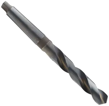 High Speed Steel Morse Taper Shank Drill Bit - Black Oxide, 118 Degree