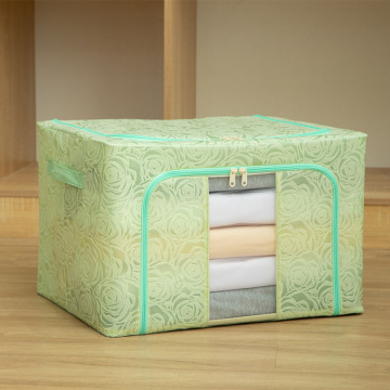 Carton fibre folding storage box