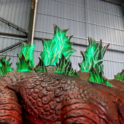 Model Godzilla yang bergerak realistis untuk ditampilkan