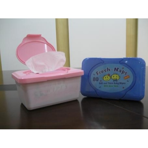 Caja dispensadora de toallitas húmedas perfumadas ecológicas para bebés