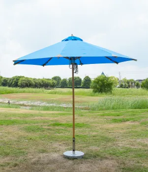 Outdoor Large Rectangular Bamboo Cantilever Wooden Garden Umbrella
