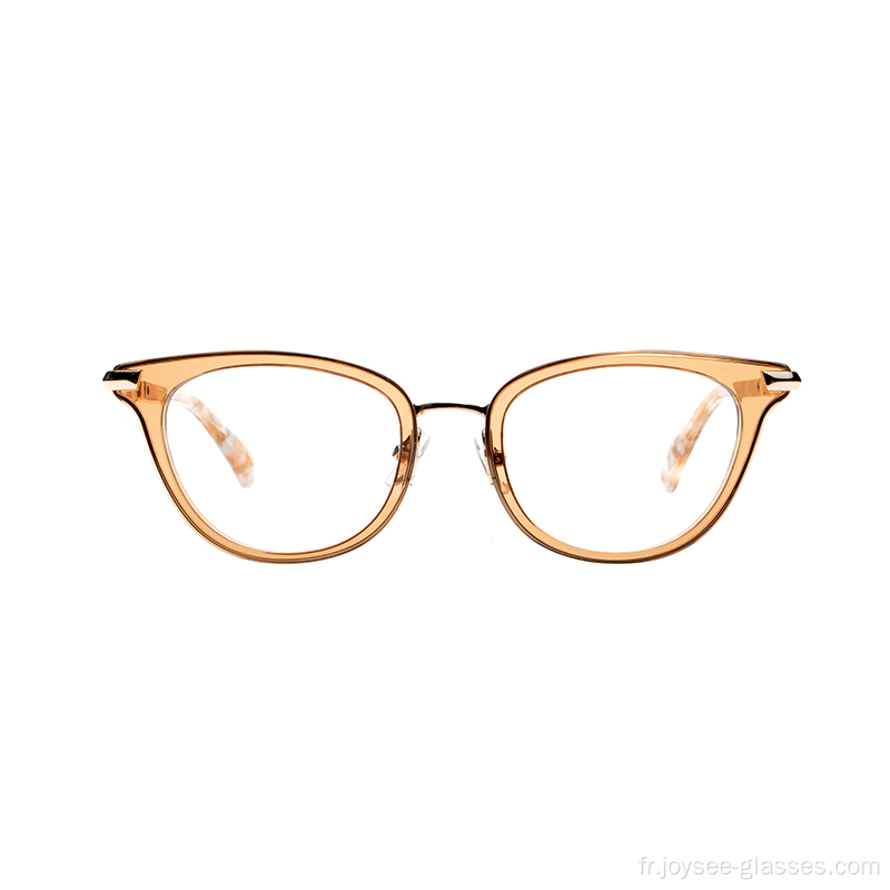 Cat Eye Oeil Fashion Design Full Rim Acetate Optical Cadre optique