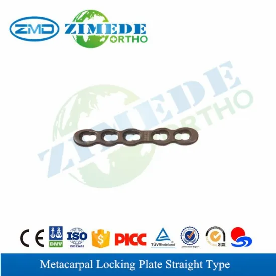 Metacarpal Lokcing Plate Straight Type mini first aid implants first aids plate for palm