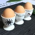 Śniadanie jajko uchwyty porcelanowe jajko kubek