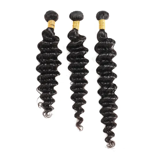 50% OFF Woman's romance Wholesale Cheap 100% Unprocessed Natural Cuticle Aligned Raw Remy Indian Deep Wave Hair Bundle In Indian