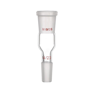 Borosilicate Glass Distillation Adapter with Laboratory Supply Connector
