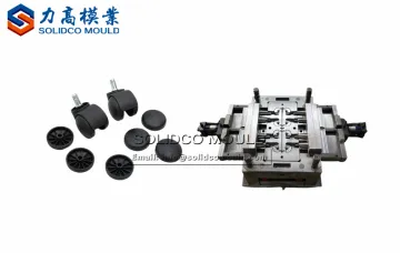 Plastic top quality office chair wheel mould maker