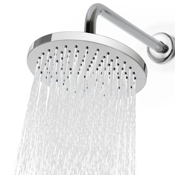 8 inch full chrome square spa rainfall overhead shower