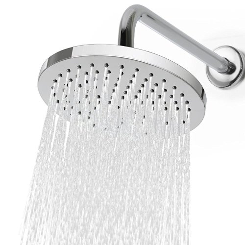 ABS 6 inch wall mounted square rain fall shower heads