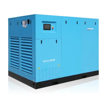 Double Stage Compressing Screw Air Compressor