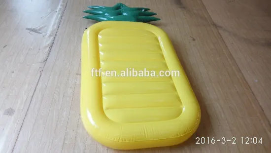 yellow pineapple inflatable floating row,pineapple air mattress,pineapple floating mat