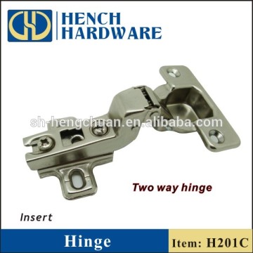 H201 insert lamp concealed door hinge